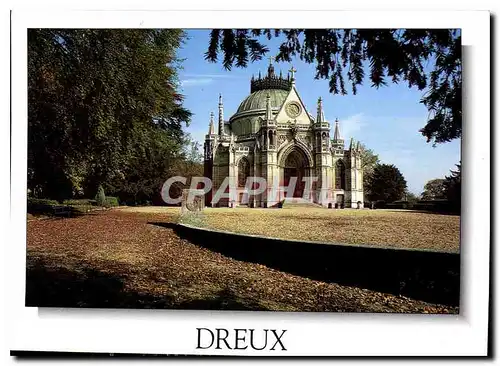 Moderne Karte Dreux Eure et Loir la Chapelle Royale
