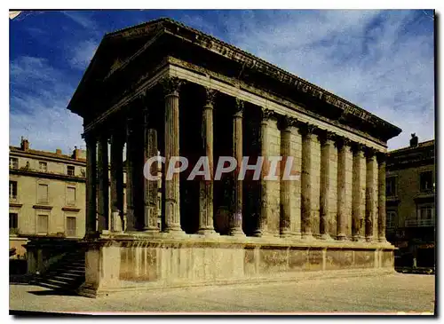 Moderne Karte La Rome Francaise Nimes la Maison Carree An 12 avant JC