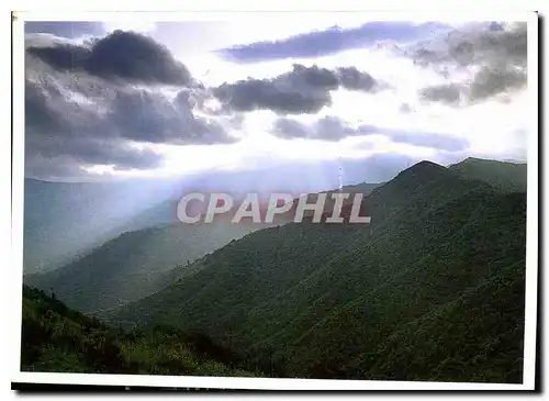 Cartes postales moderne Cevennes Coucher de soleil sur Fenouillet