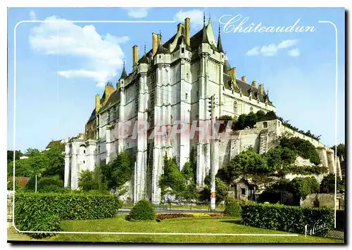 Cartes postales moderne La Vallee du loir Chateaudun Eure et loir le Chateau XV XVI siecle construit sur un promontoire