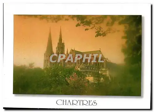 Cartes postales moderne Les Merveilles de Chartres Eure et loir la Cathedrale XIi XIII siecle