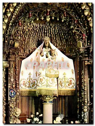 Cartes postales moderne Cathedrale de Chartres E et L la Vierge du Pilier
