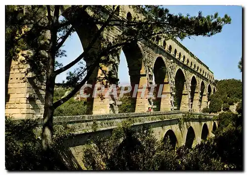 Cartes postales moderne Les belles Images de Provence le Pont du Gard Ouvrage romain construit sur l'ordre d'Agrippa ver