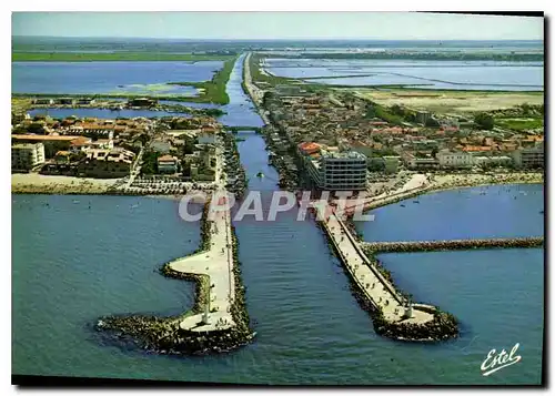 Cartes postales moderne Le Languedoc le Grau du Roi Gard vue aerienne du Chenal