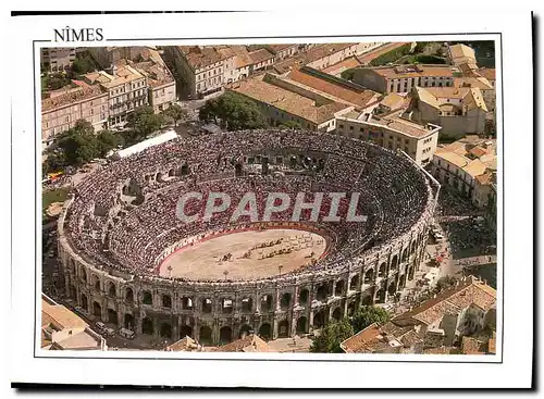 Cartes postales moderne Nimes Paseo aux Arenes