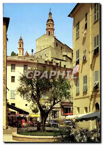 Cartes postales moderne Reflets de la Cote d'Azur Menton A Mmes la Place du cap