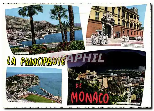 Cartes postales moderne La Cote d'Azur la Principaute de Monaco Monte carlo