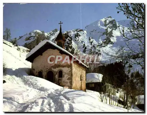 Moderne Karte La Chapelle sous la neige