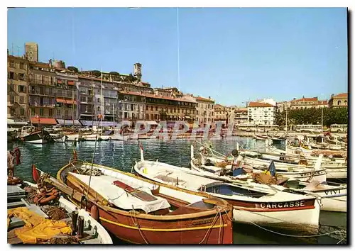 Cartes postales moderne Cannes un coin du Port le Quai St pierre et le Suquet