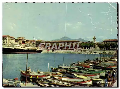 Moderne Karte Nice le Port et le Courrier pour la Corse