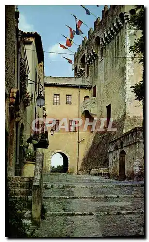 Cartes postales moderne La Cote d'Azur Inoubliable dans le Haut de Cagnes Entree de la Place Grimaldi