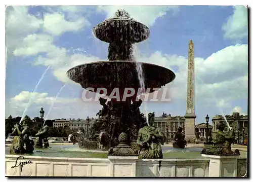 Cartes postales moderne Paris la Place de la Concorde