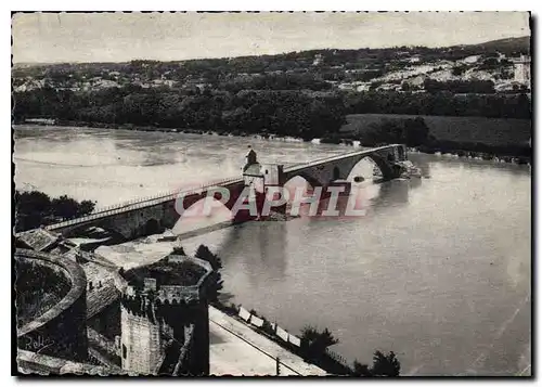Cartes postales moderne Avignon le pont Sait Benezet dit pont d'Avignon