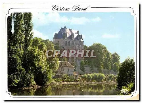 Cartes postales moderne Chateauroux Indre le Chateau Raoul les bords de l'Indre