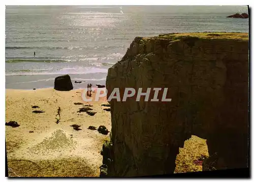 Cartes postales moderne Quiberon Morbihan Sur la Cote Sauvage l'Arche de Port Blanc au crepuscule