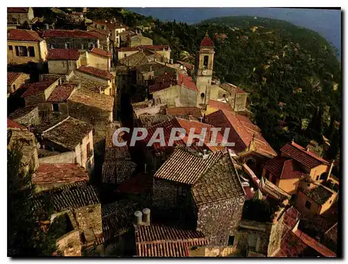 Cartes postales moderne Les Sites Merveilleux de la Cote d'Azur Roquebrune Village A M la Vieille Cite Medievale aux mai