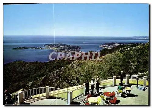 Cartes postales moderne La Cote d'Azur French Riviera Excursion de la Grande Corniche la terrasse du Belvedere d'eze vue