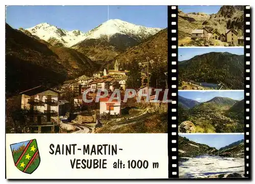 Moderne Karte Comte de Nice Saint Martin Vesubie La Suisse Nicoise