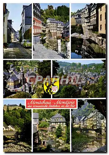 Moderne Karte Monschau Montjoie im Naturpark