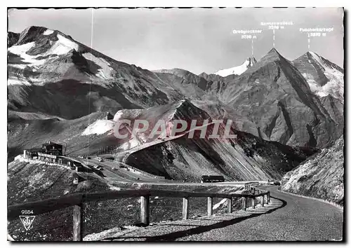 Moderne Karte Grossglockner Hochalpenstrasse