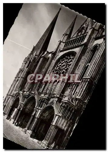 Cartes postales moderne En Beauce Chartres Eure et Loir la Cathedrale Porche sud