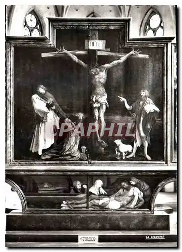 Cartes postales moderne Colmar Musee Unterlinden Partie centrale du Retable d'Issenheim