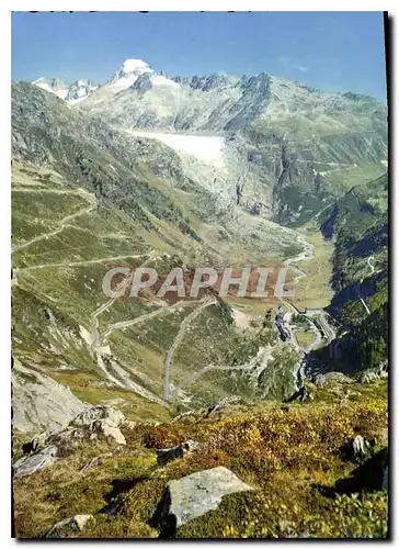 Cartes postales moderne Gletsch Grimsel und Furkapass mit Rhonegletscher