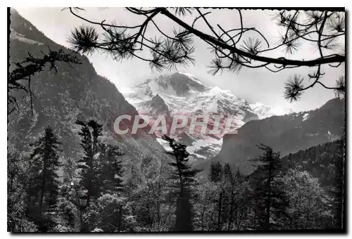 Moderne Karte Interlaken Die Jungfrau