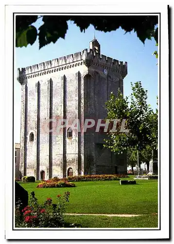 Cartes postales moderne Pons le donjon et le jardin public