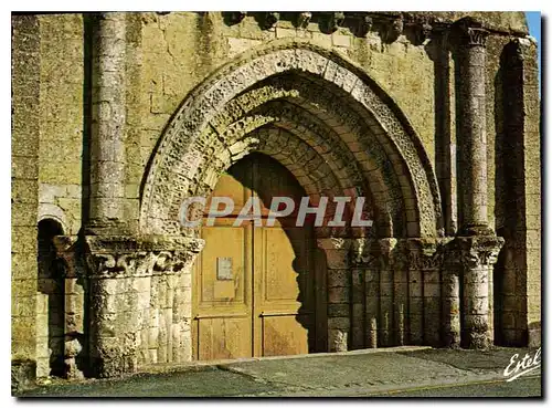 Cartes postales moderne La Cote Atlantique Ile de Re Ars en Re Charente Maritime le portail roman de l'eglise Saint Etie