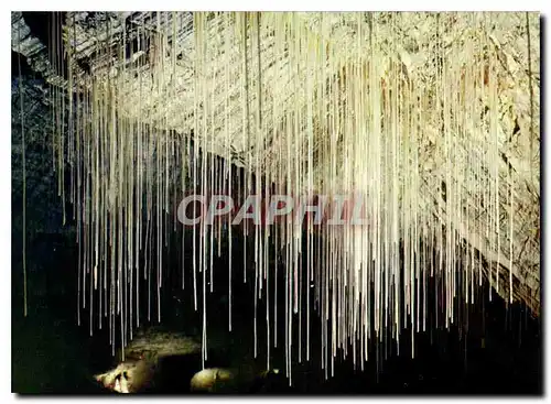 Moderne Karte Grotte de Choranche Isere Site Classe unique en Europe les Fistuleuses