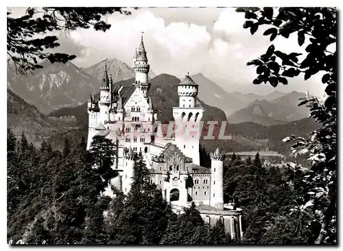 Cartes postales moderne Schlob Neuschwanstein mit Titoler und