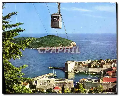 Cartes postales moderne Dubrovnik vue sur Lokrum