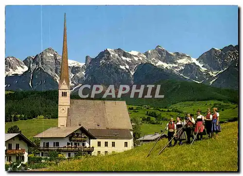 Cartes postales moderne Alphornblaser Maria Alm am Steinetnen Meer