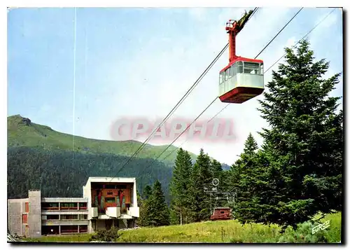 Cartes postales moderne Haute Auvergne la Station de Super Lioran Teleferique reliant le Plomb du Cantal a la Ptairie de