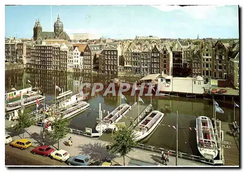 Cartes postales moderne Amsterdam Holland Promenade en Bateau