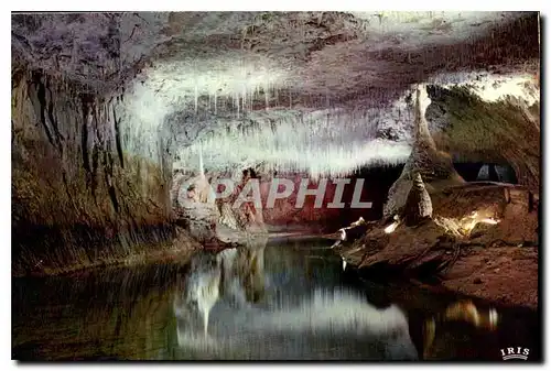 Moderne Karte Grotte de Choranche Isere Site classe la galerie des fistuleuses