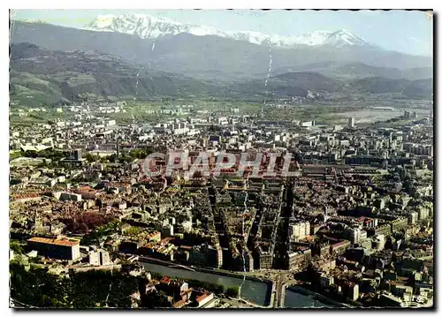 Cartes postales moderne Grenoble Ville Olympique Vue aerienne de l'entree nord de la Ville