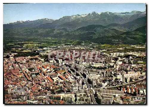 Cartes postales moderne Grenoble Ville Olympique Vue generale aerienne la Chaine de Belledonne