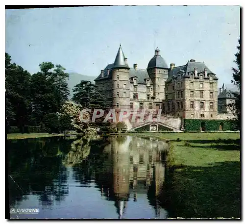 Moderne Karte Vizille Isere le Chateau et le Lac