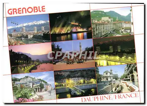 Moderne Karte Grenoble Isere Divers Aspects de la Capitale du Dauphine