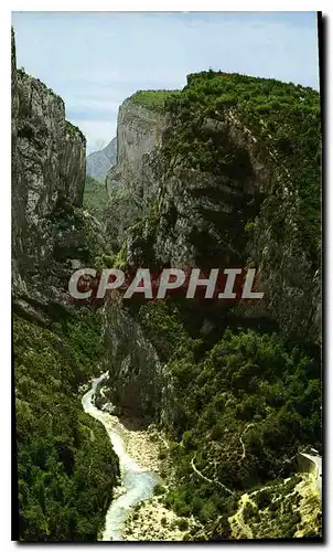 Cartes postales moderne Les Gorges Pittoresques du Verdon le Point Sublime Entree du couloir de Samson