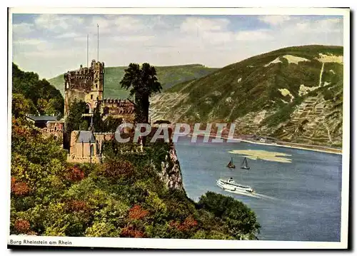 Cartes postales moderne le Chateau Rheinstein sur le Rhin