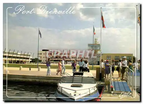 Moderne Karte Bassin de L'Amance Port Dienville Aube