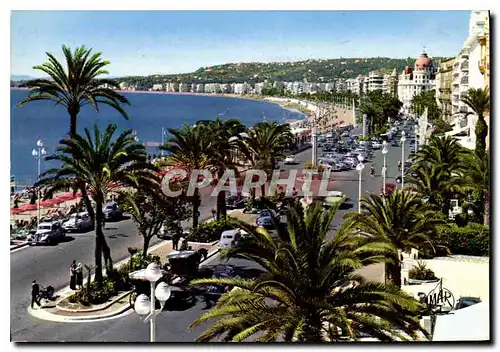 Moderne Karte La Cote d'Azur Cannes La Promenade des Anglais