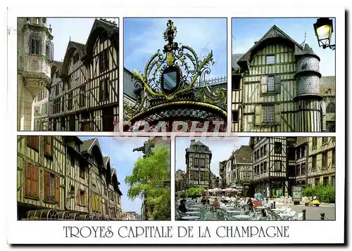 Cartes postales moderne Troyes Capitale de la Champagne