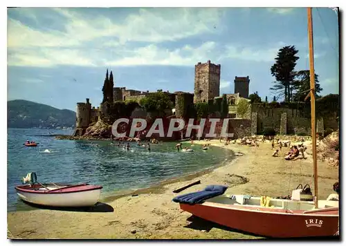 Cartes postales moderne La Cote d'Azur French Riviera La Napoule Plage Le Chateau