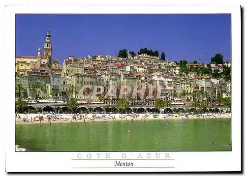 Cartes postales moderne La Cote d'Azur Menton