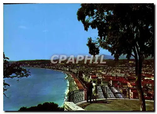 Cartes postales moderne Au Soleil de la Cote d'Azur Nice Vue generale de la ville prise de la colline du Chateau