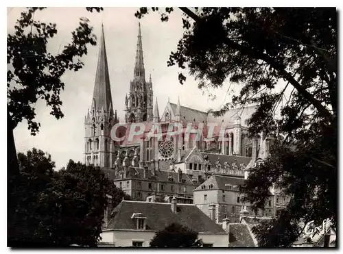 Cartes postales moderne Chartres Eure et Loir La Cathedrale cote Sud